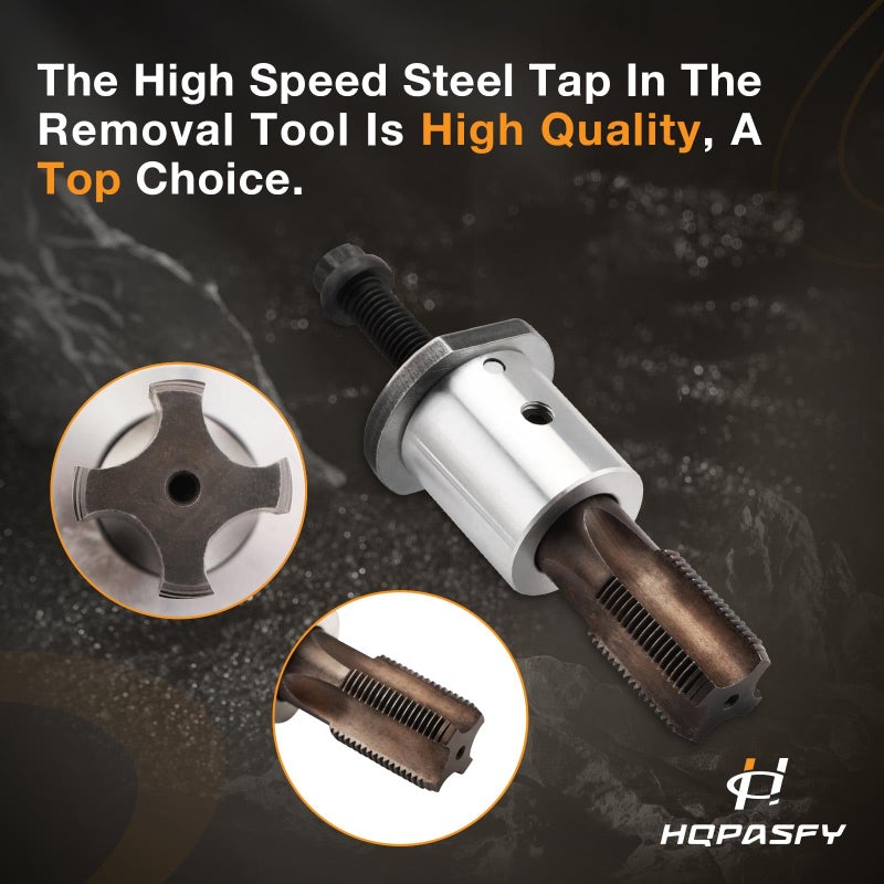 HQPASFY أداة إزالة غلاف حقن HQPASFY 7.3 مع مجموعة ختم O-Ring، متوافقة مع فورد 7.3L Powerstroke/Navistar T444E/DT466E/F250/F350 من 1994-2003 والمزيد، بديل# 1814376C1، F4TZ9F538A، 1823492C97 - Image 5